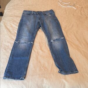 Levi's Men's Light Blue Straight Jeans 501